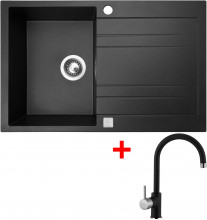 Sinks GRANDE 800 Metalblack+VITALIA...